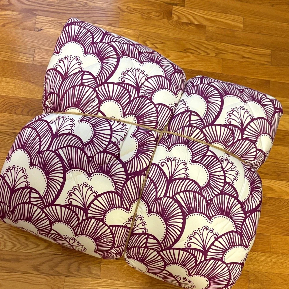 Pottery Barn Teen Purple and White Comforter